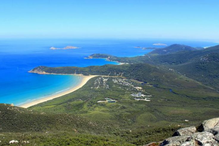 View of Wilsons Promontory National Park